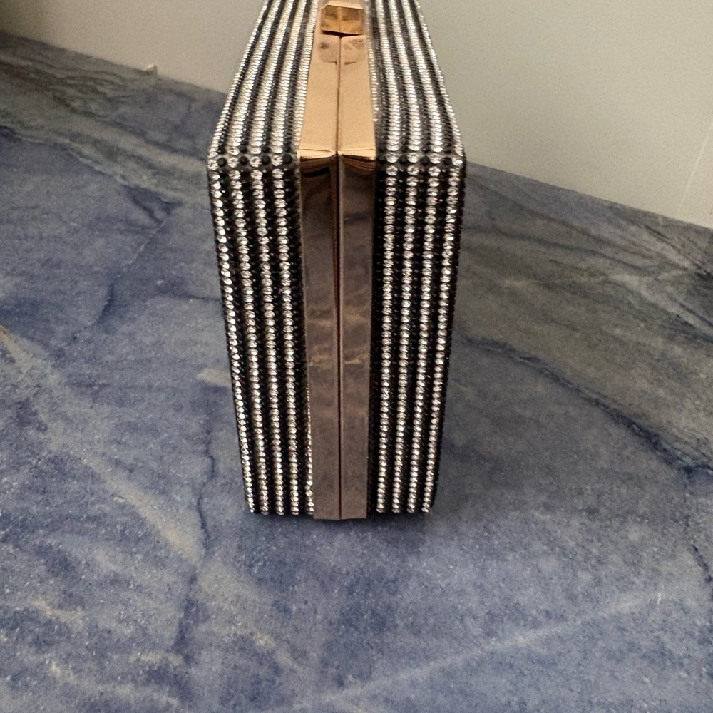 Retro Cassette mix tape Crystal Clutch purse - Picture 6 of 8